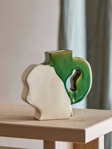 River vaso - Green, 20,5x20 cm - Bloomingville