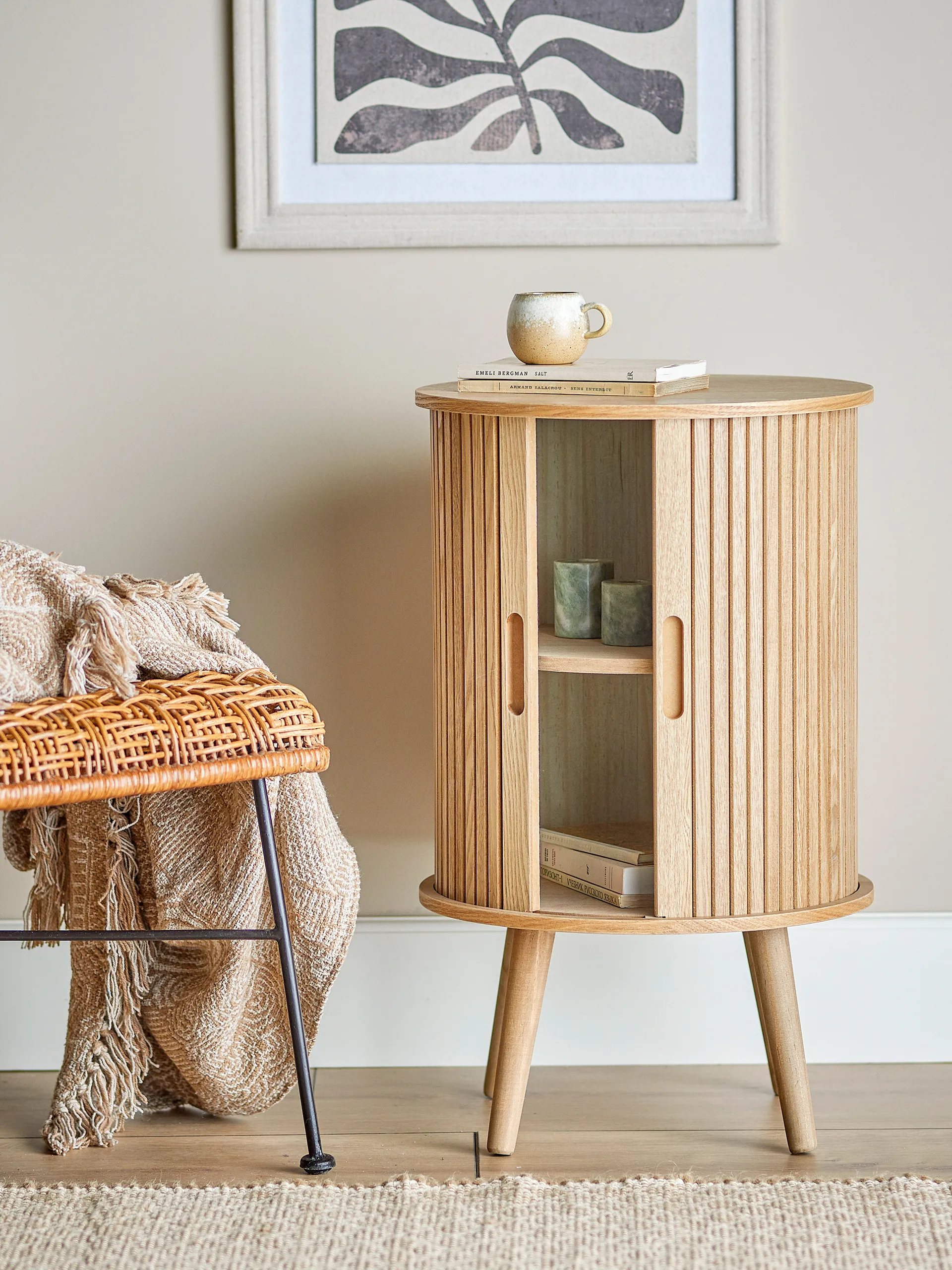 Salento armário Ø40x65 cm, Natureza Bloomingville