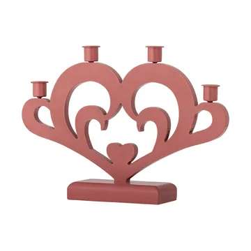 Salia castiçal de Advento - Vermelho, 36 cm - Bloomingville