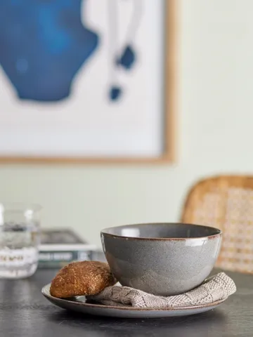 Sandrine conjunto de pequeno-almoço 12 peças - Cinza - Bloomingville