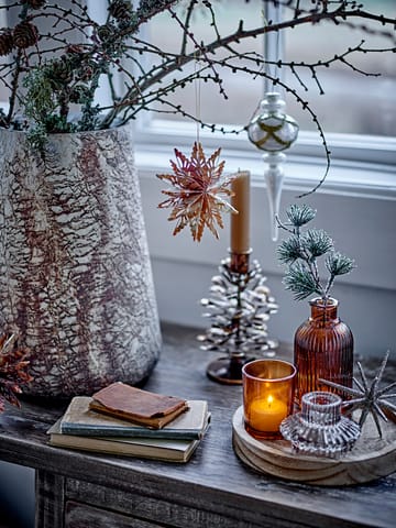 Sanga tabuleiro redondo com objetos decorativos 6 peças - Ouro - Bloomingville