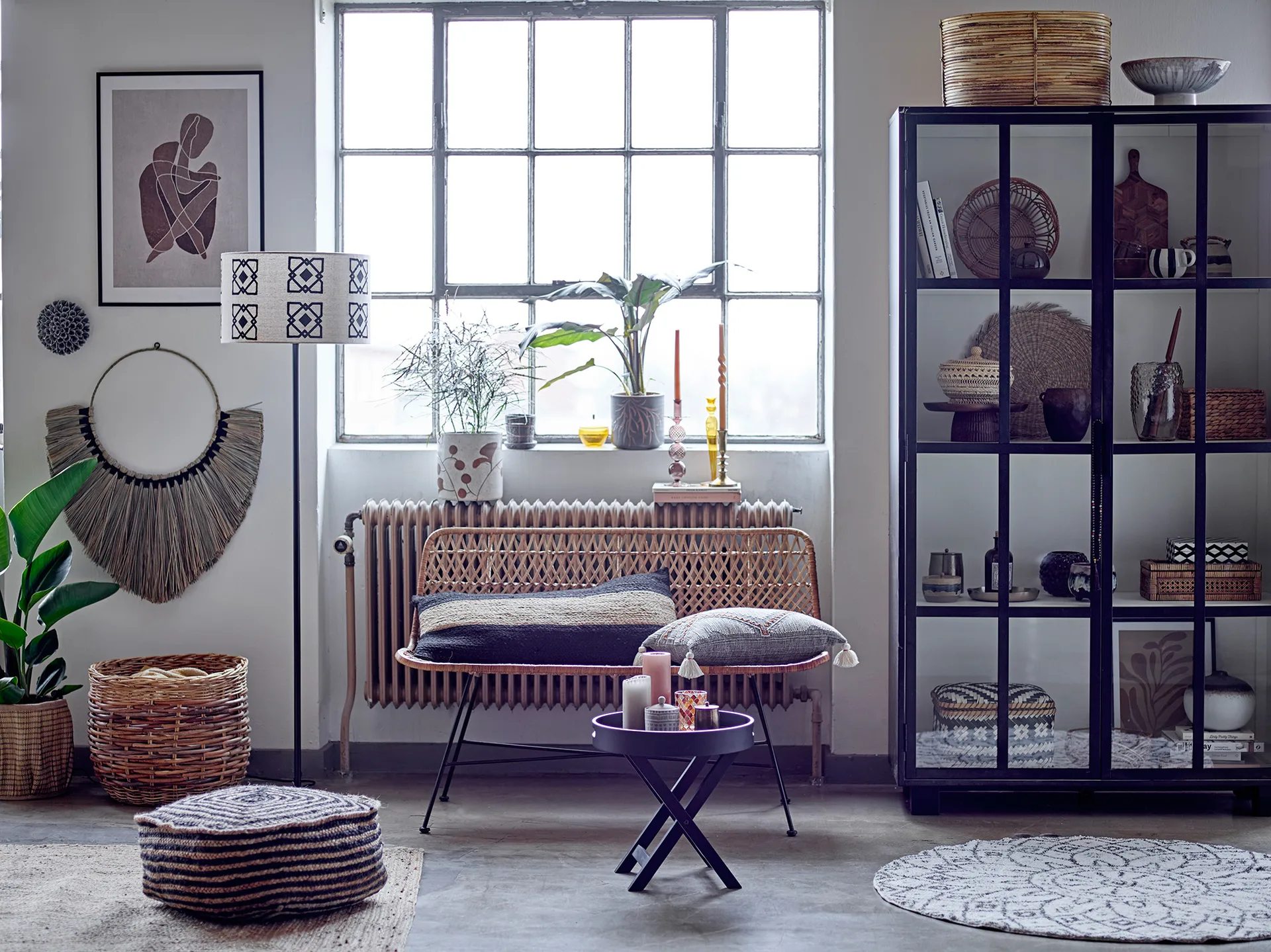 Suporte de velas Dara 27 cm, Amarelo Bloomingville