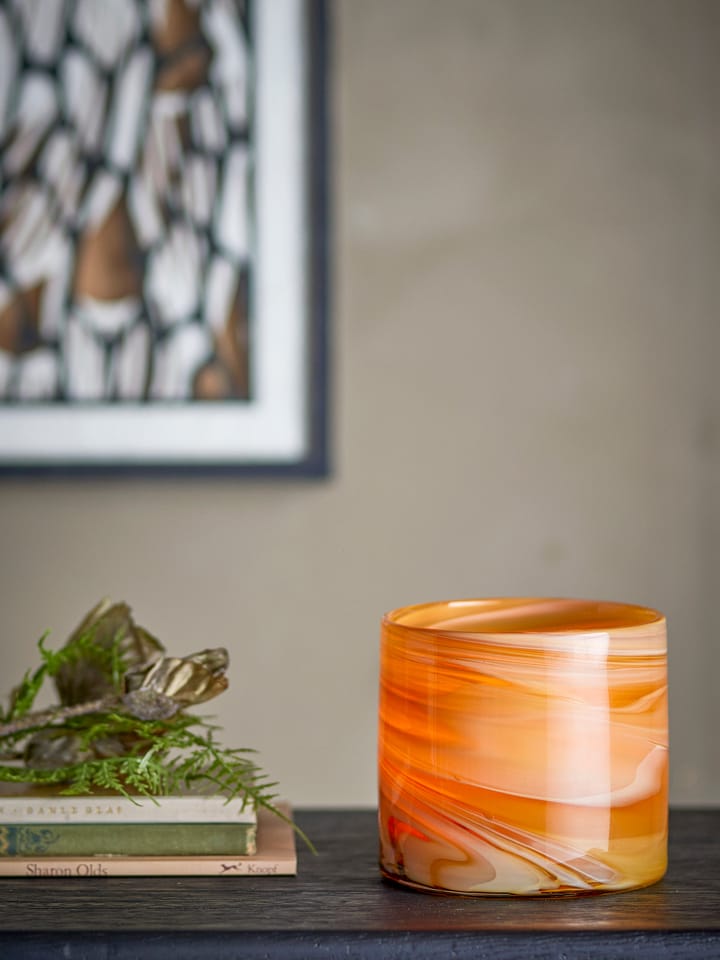 Sylas votive laterna de vela, Laranja Bloomingville