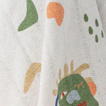 Sylvie manta de algodão 160x130 cm - Natural - Bloomingville