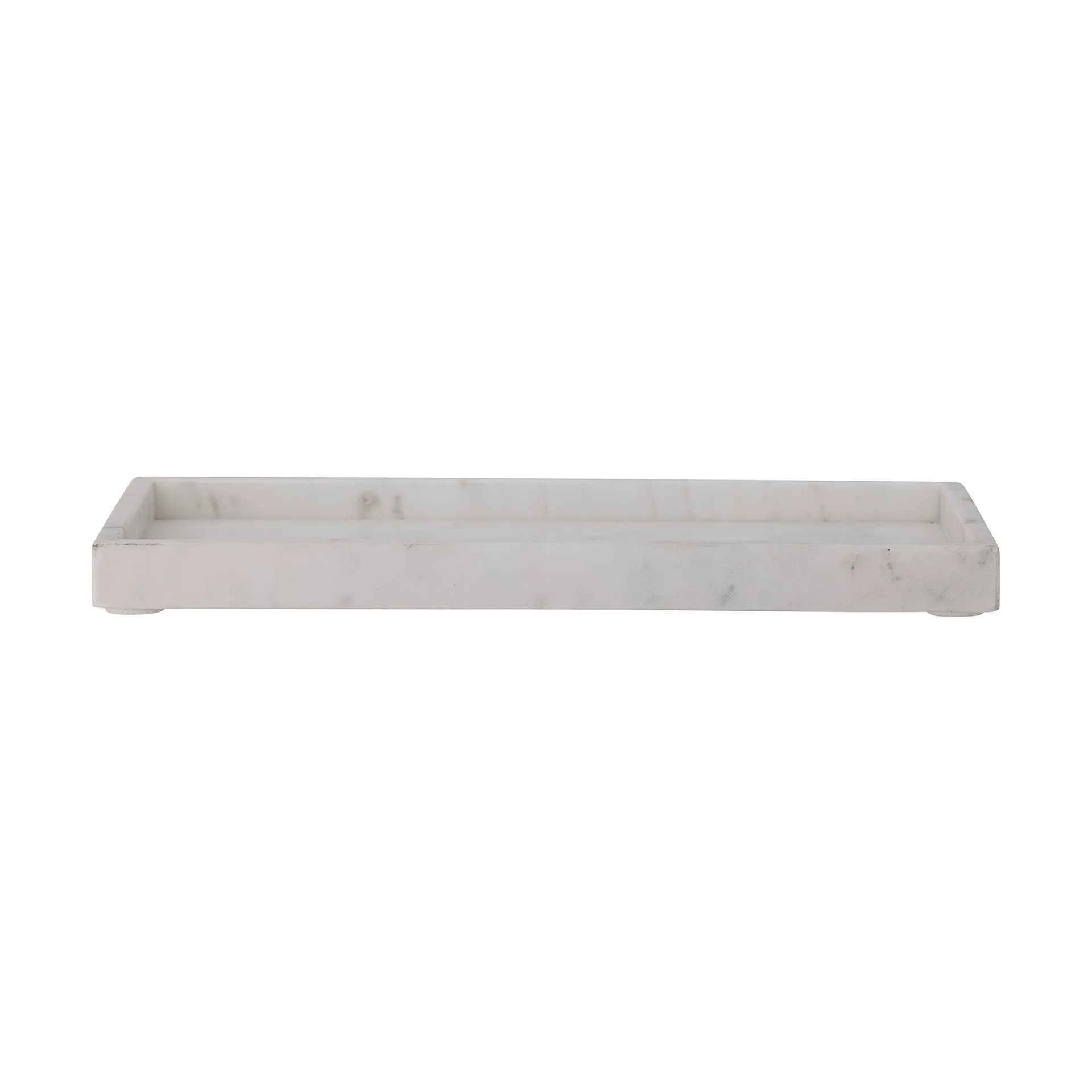Tabuleiro decorativo Majsa 18x38 cm, White marble Bloomingville