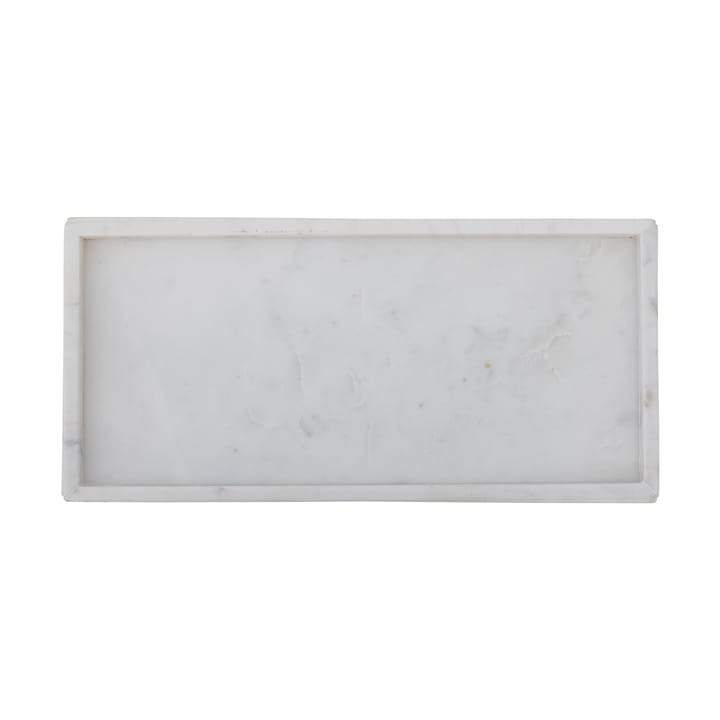 Tabuleiro decorativo Majsa 18x38 cm, White marble Bloomingville