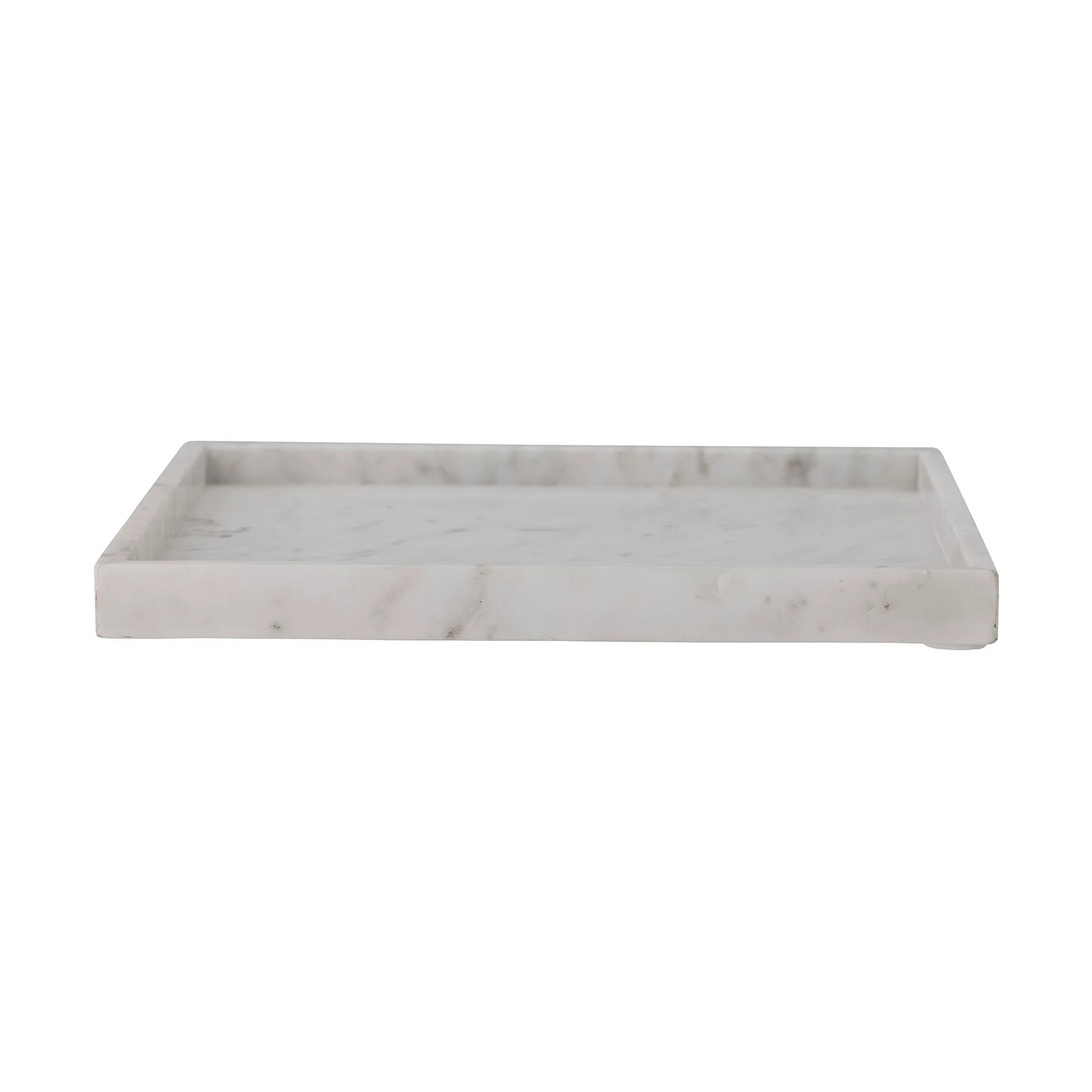 Tabuleiro decorativo Majsa 35x35 cm, White marble Bloomingville