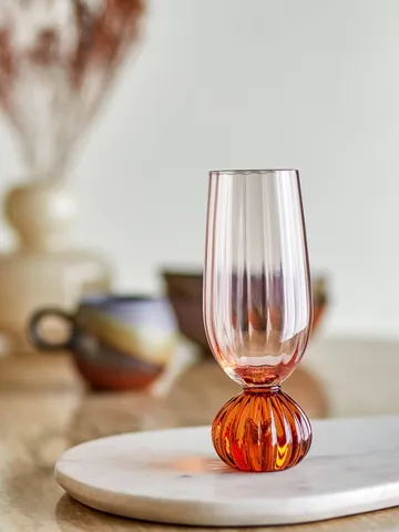 Taça de champanhe Taurin 250 ml - Rosa - Bloomingville