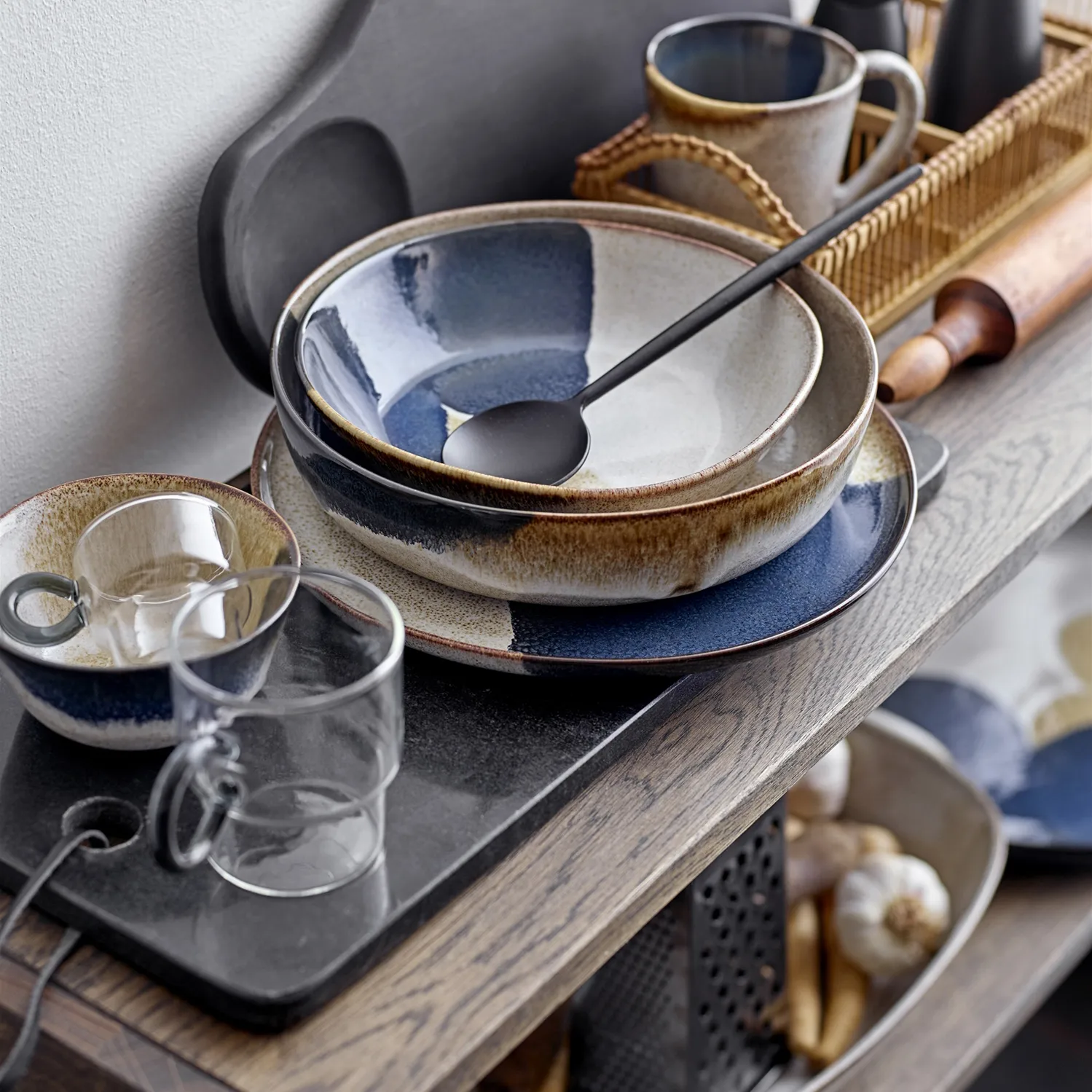 Taça de servir Jules 17,5 cm, multi Bloomingville