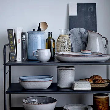 Taça de servir Sandrine 16,5x25,5 cm - azul - Bloomingville