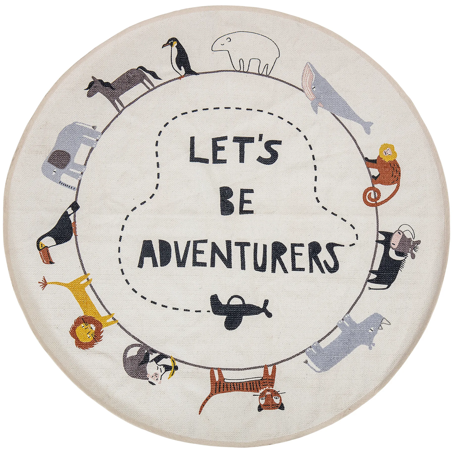 Tapete Bloomingville Ø130 cm, Multi Bloomingville