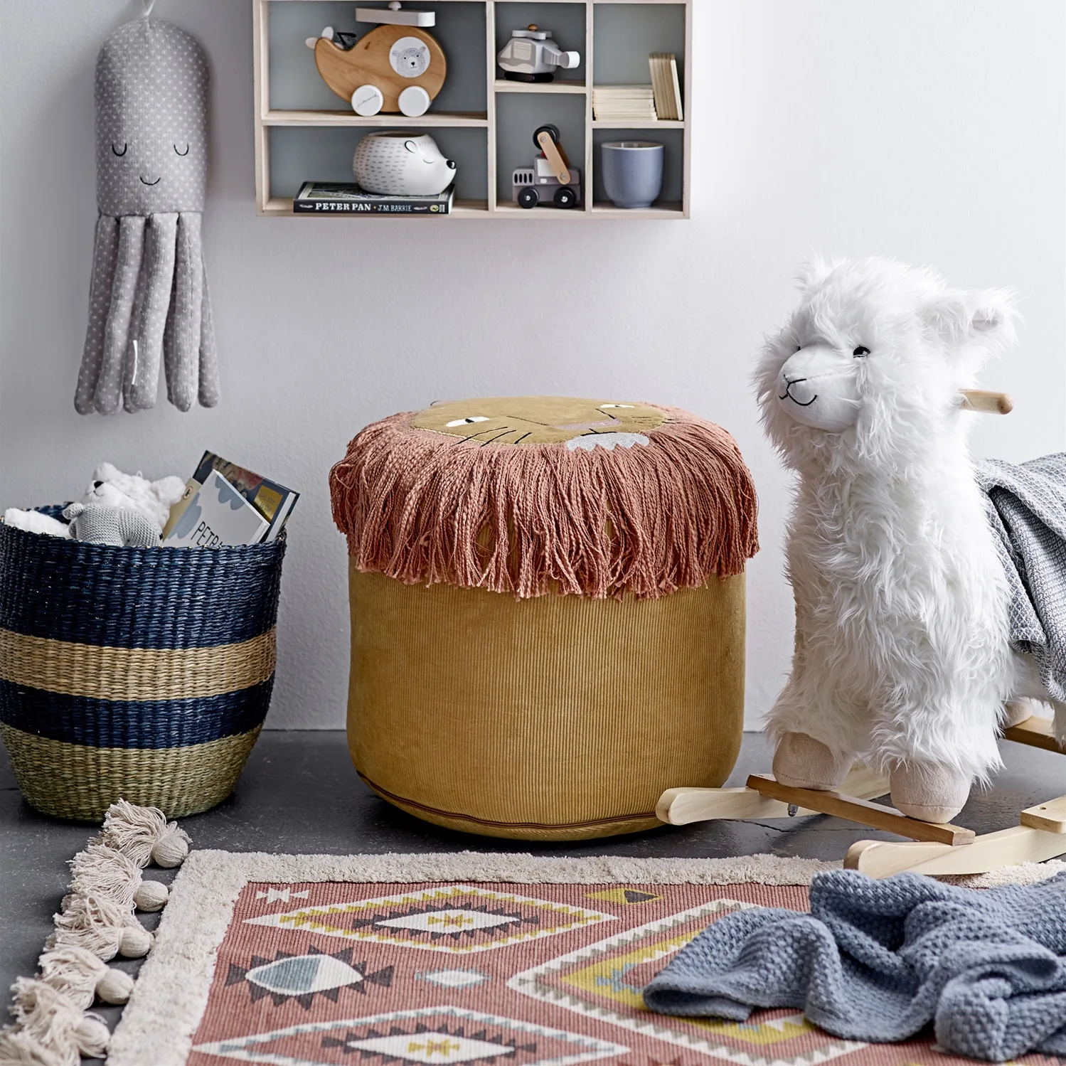 Tapete com borlas Bloomingville 120x65 cm, Multi Bloomingville