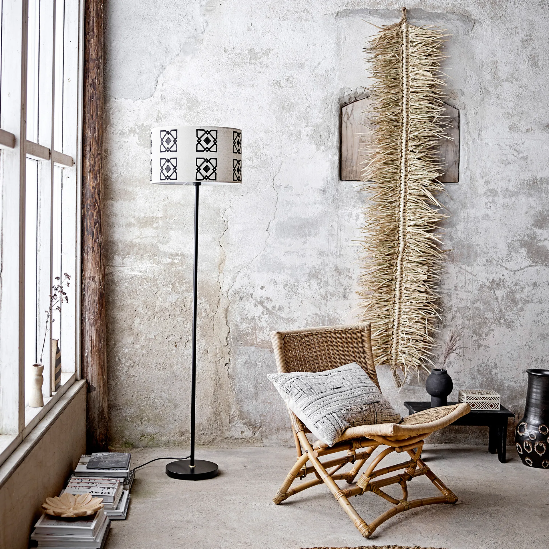 Tapete Malic Ø150 cm, natural Bloomingville