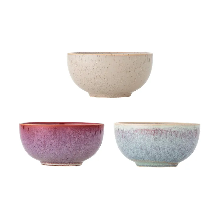 Tigela Addison Ø16 cm, 3 peças - Rosa - Bloomingville