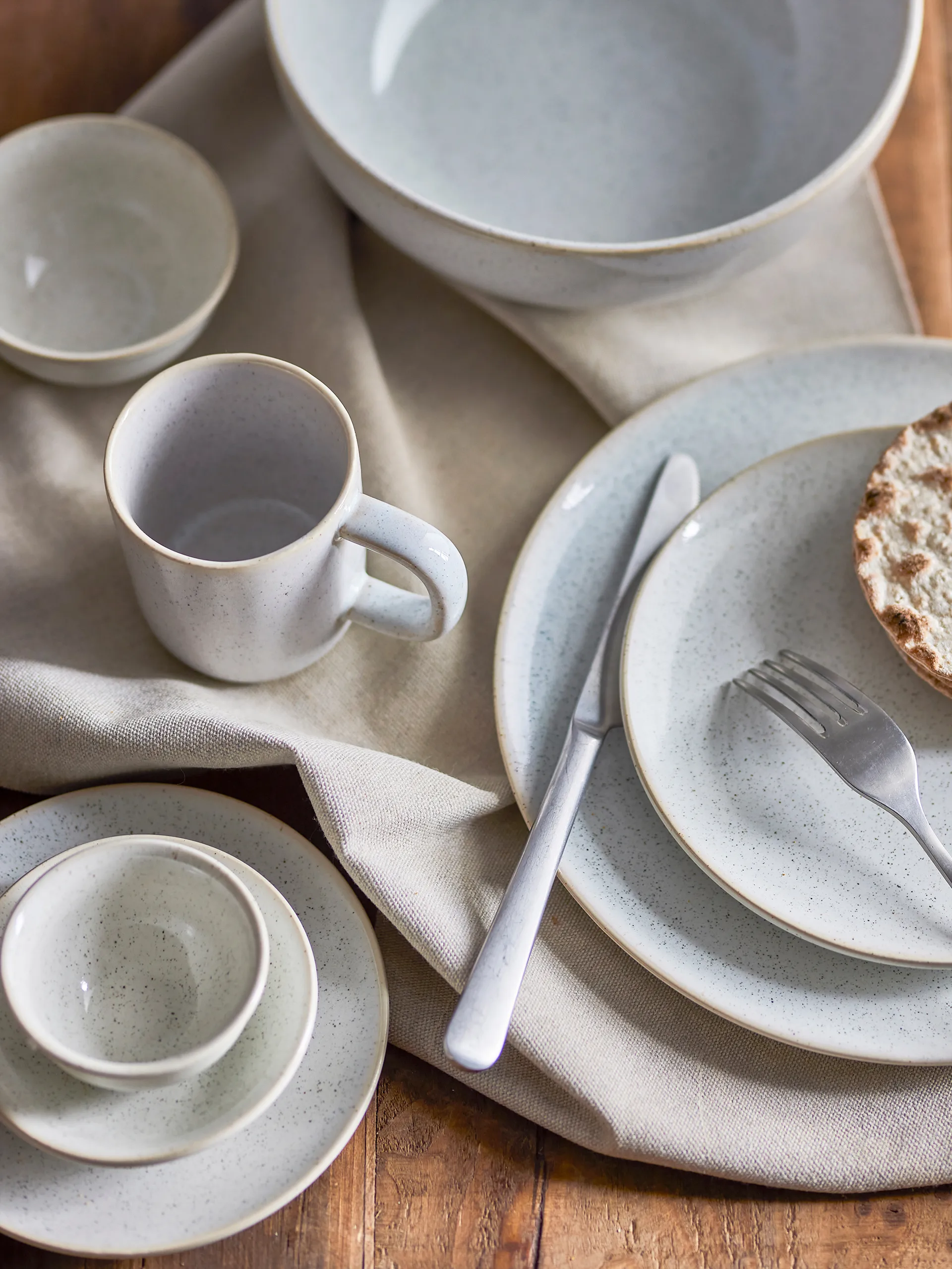 Tigela Addison 7,5 cl, Branco Bloomingville