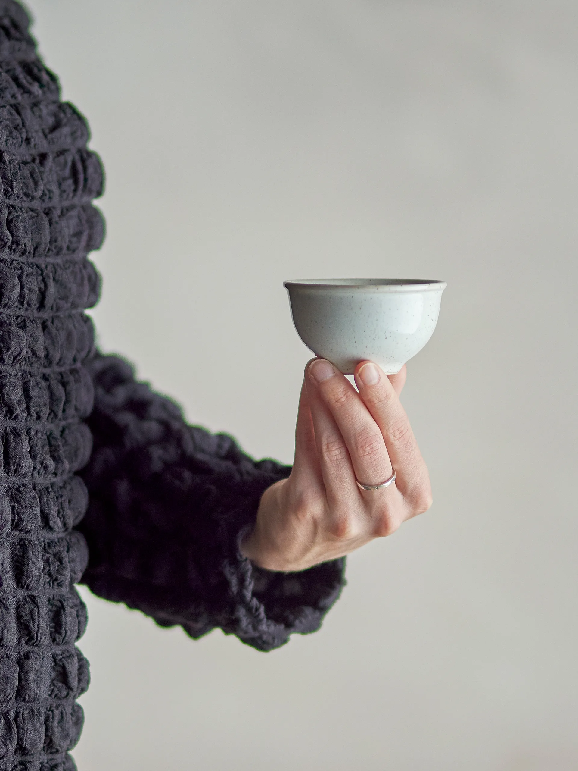 Tigela Addison 7,5 cl, Branco Bloomingville