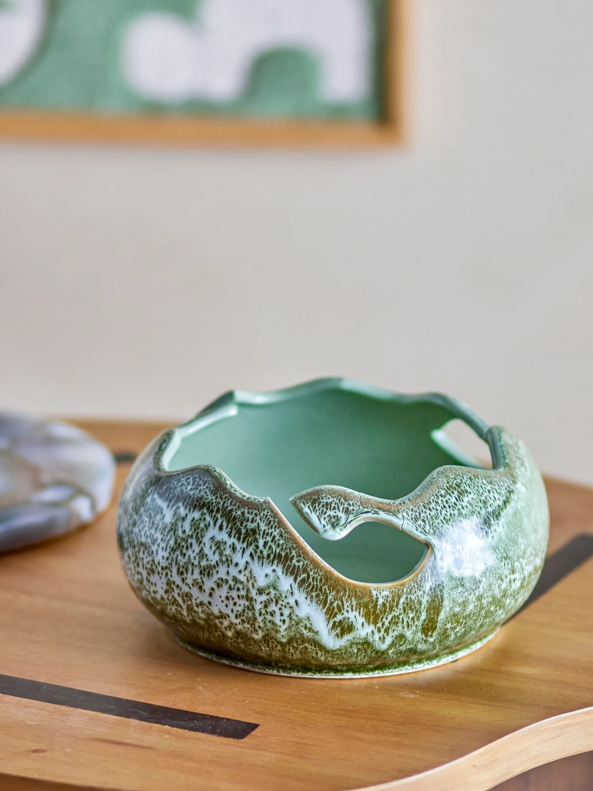 Tigela decorativa Leonas Deco Ø25,5 cm, Green Bloomingville