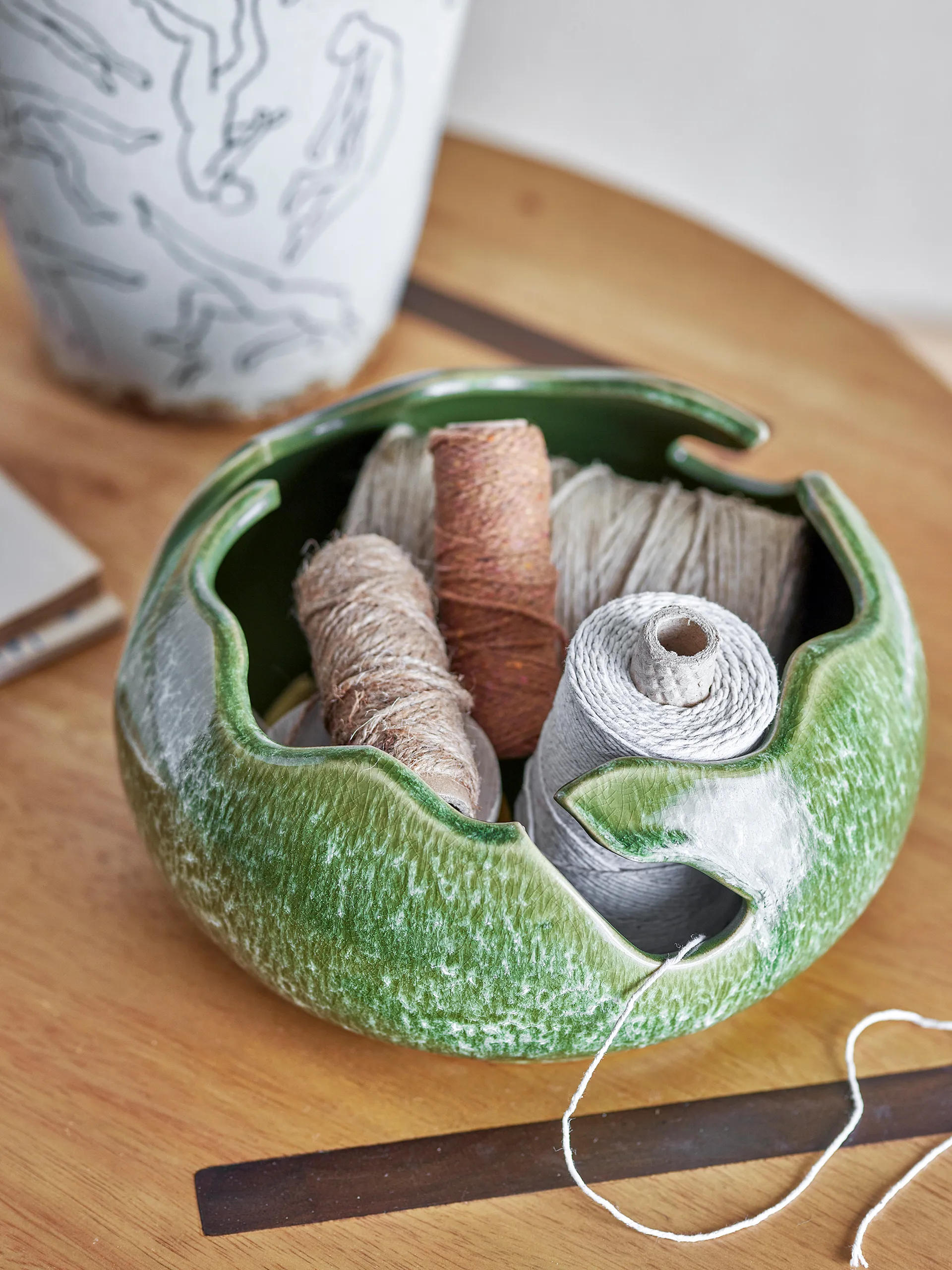 Tigela decorativa Leonas Deco Ø25,5 cm, Green Bloomingville