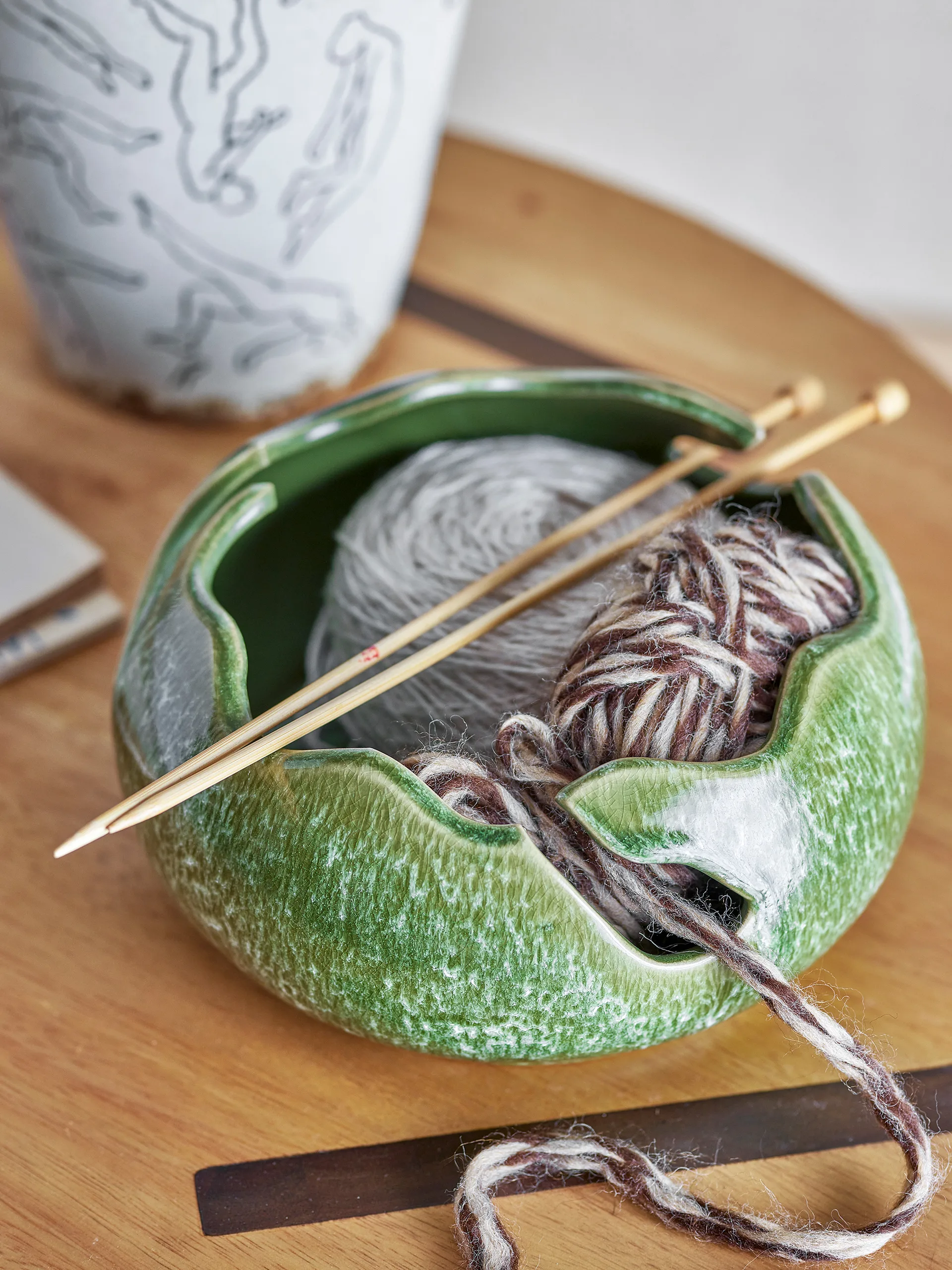Tigela decorativa Leonas Deco Ø25,5 cm, Green Bloomingville