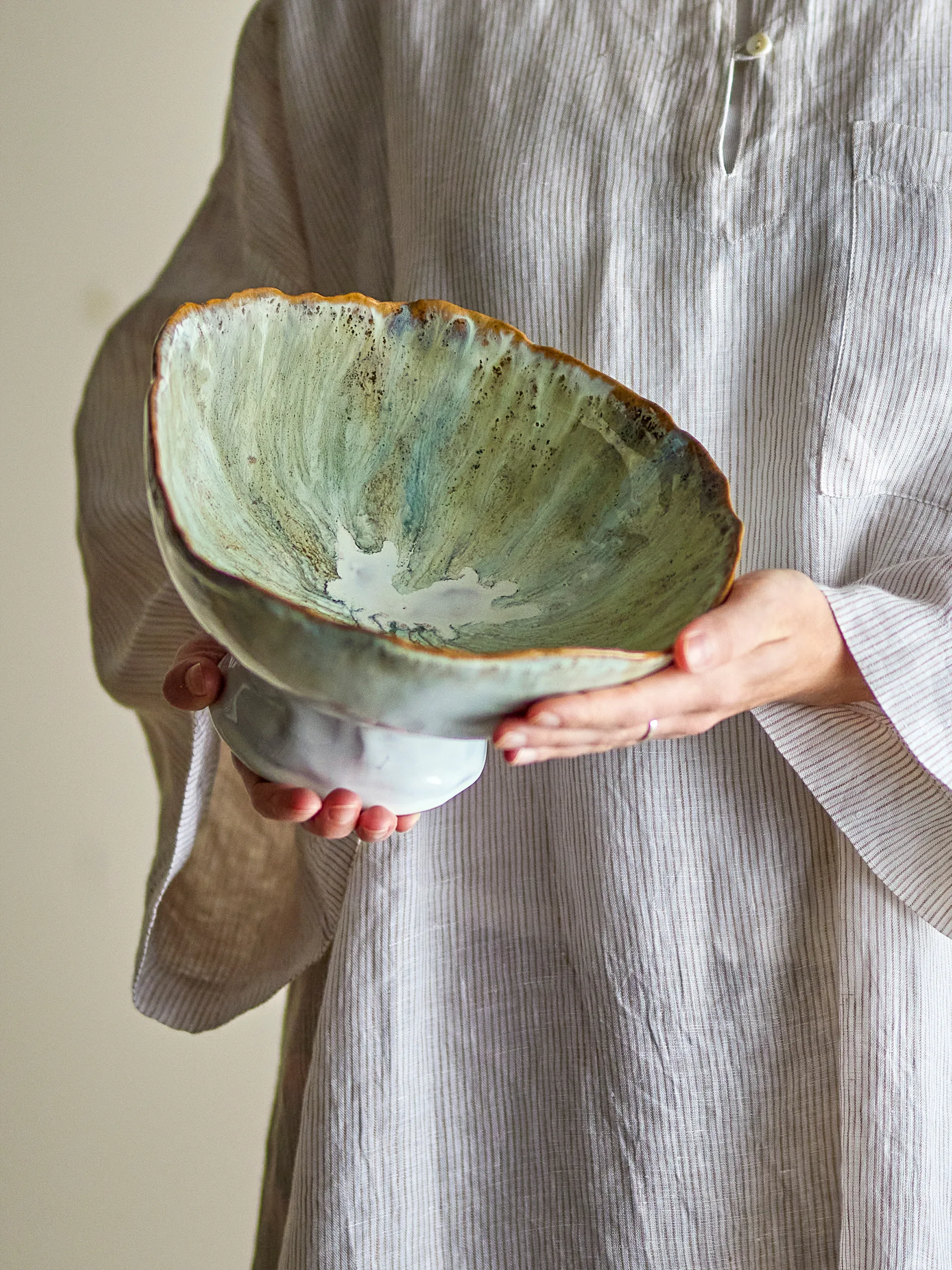 Tigela Joby Ø24 cm, Azul Bloomingville