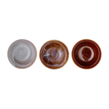 Tigela Lotus Ø13,5 cm, 3 un. - Brown - Bloomingville