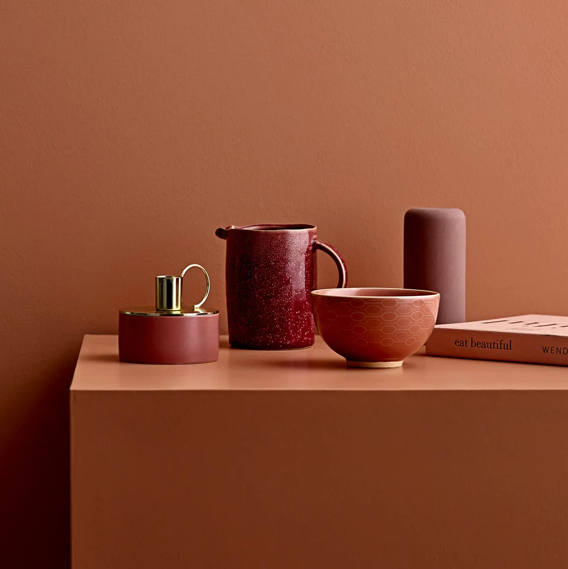 Tigela Myriam, laranja Bloomingville