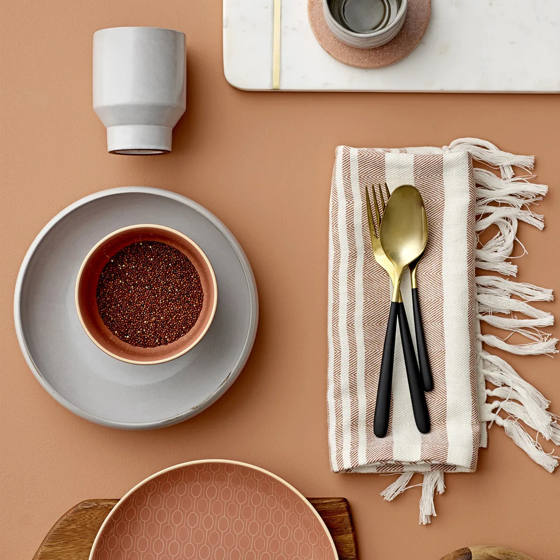 Tigela Myriam, laranja Bloomingville