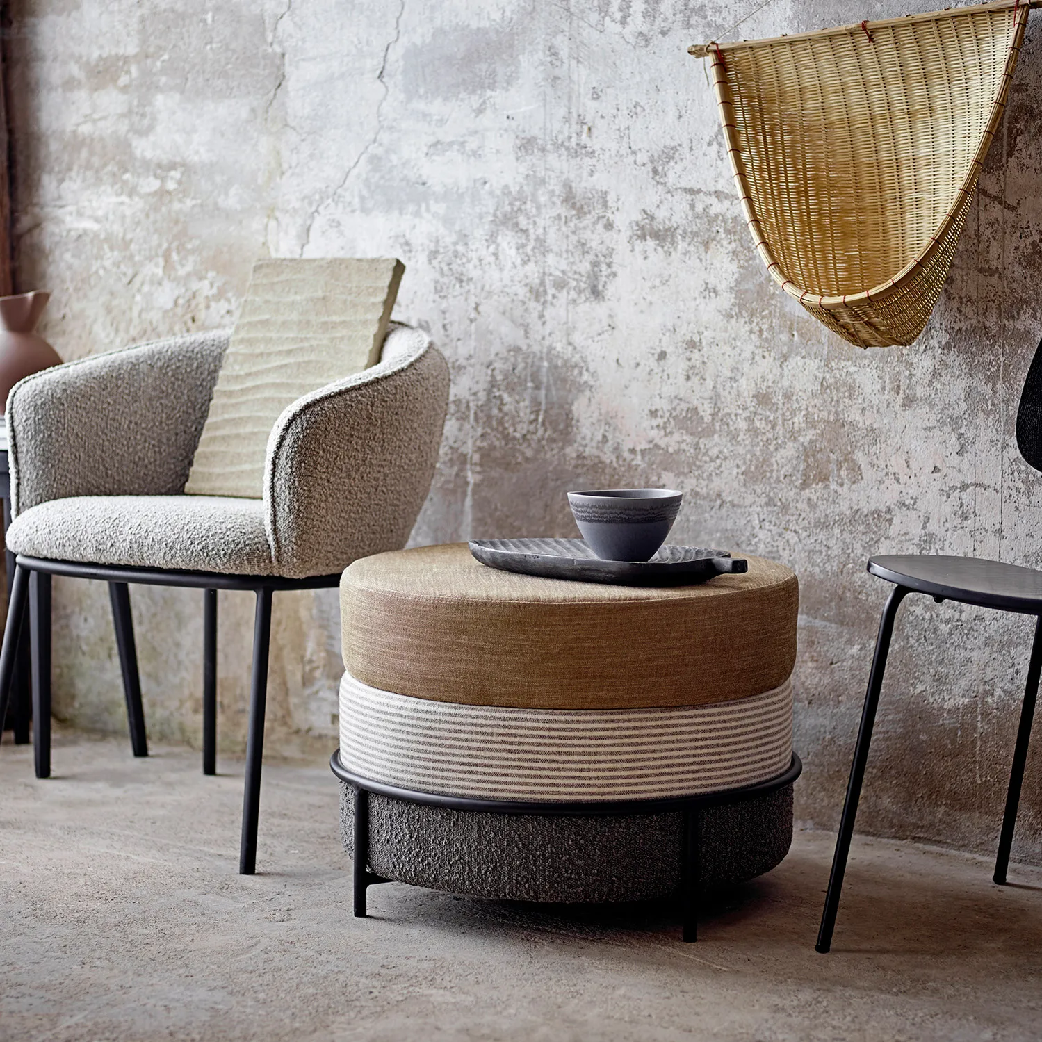 Tigela Raben Ø15 cm, cinza Bloomingville