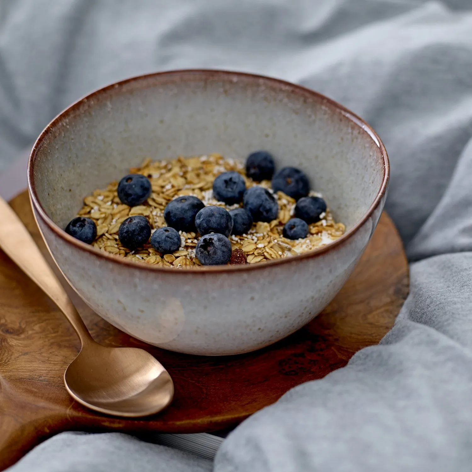 Tigela Sandrine, light grey Bloomingville