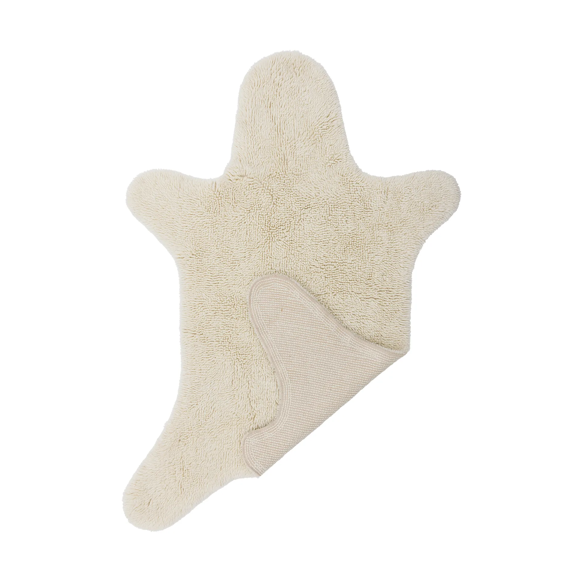 Urso tapete de lã 200x140 cm, Branco Bloomingville