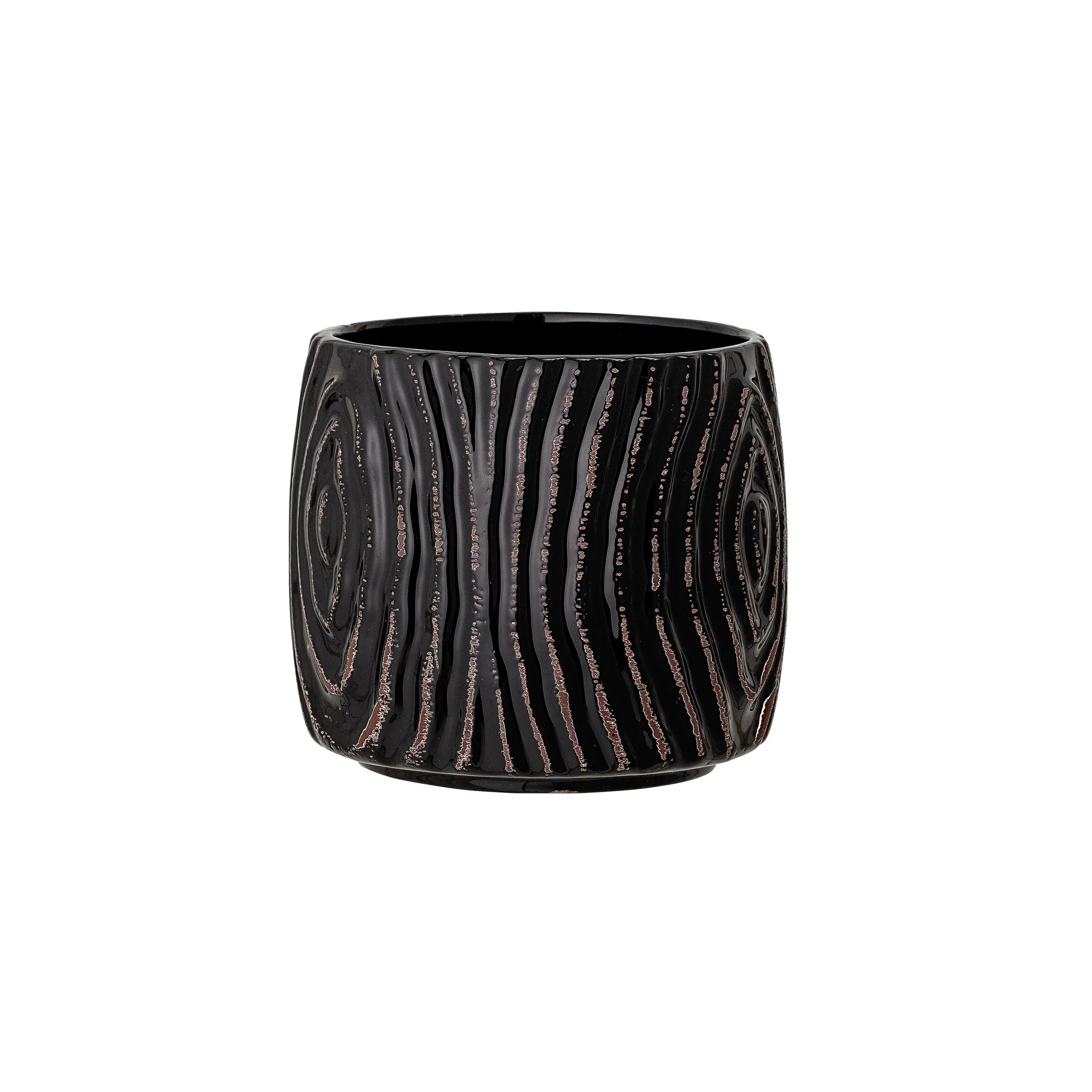 Vaso de flores Atena Ø13,5 cm, preto Bloomingville