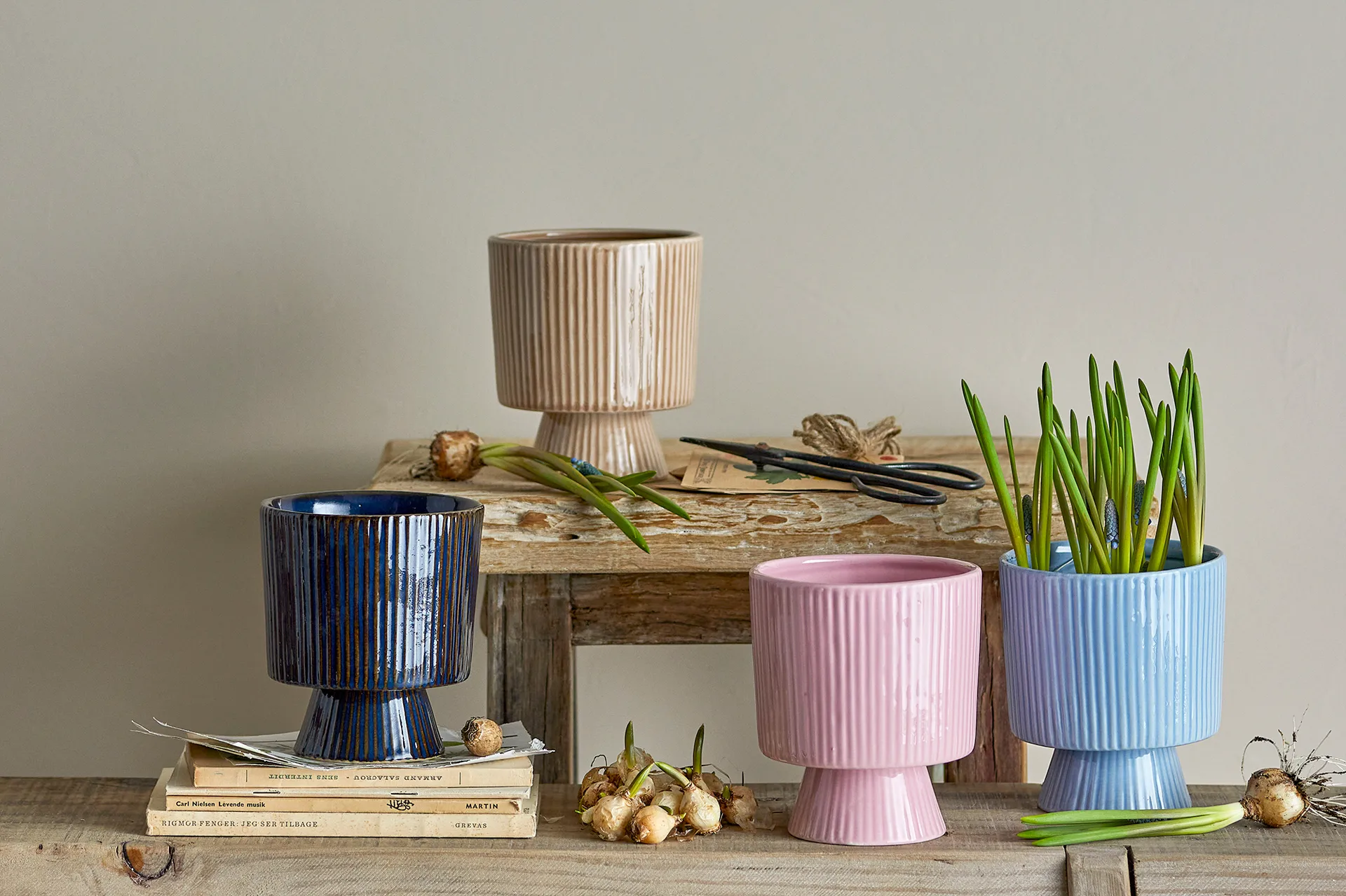 Vaso de flores Ayleen 12,5 cm, Azul Bloomingville