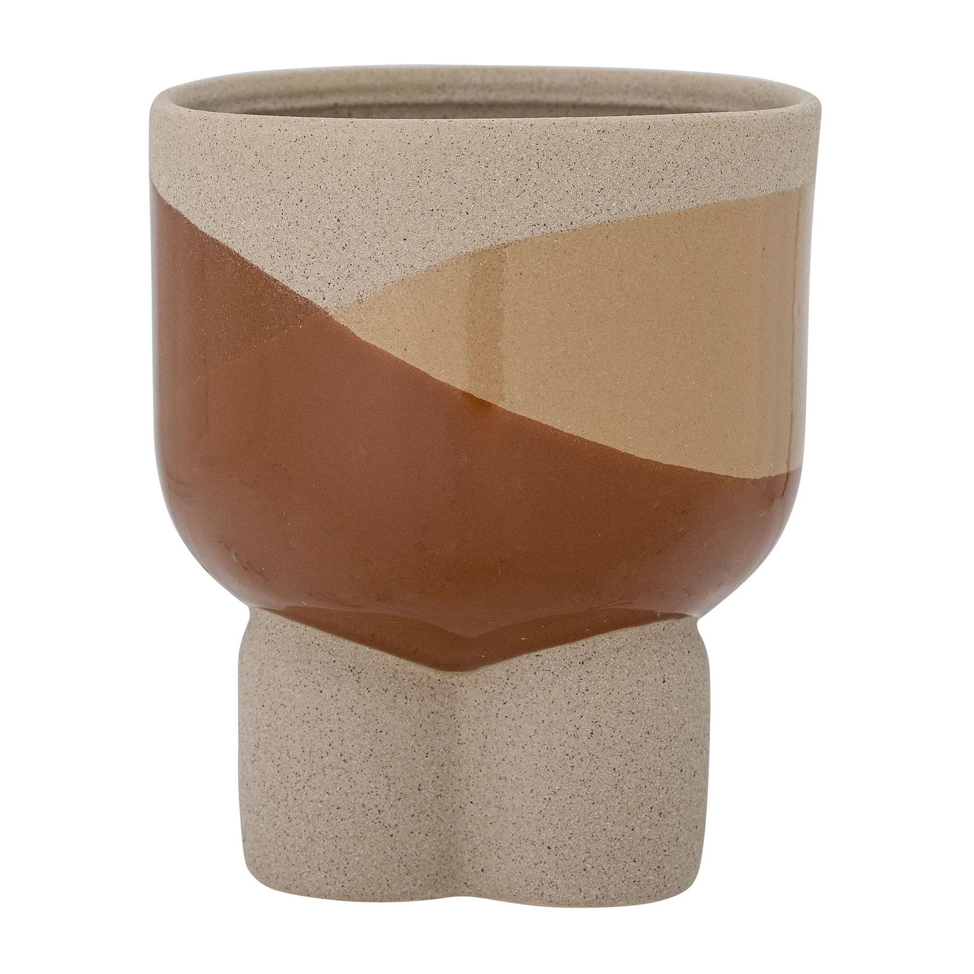 Vaso de flores Iness Ø14 cm, Brown Bloomingville