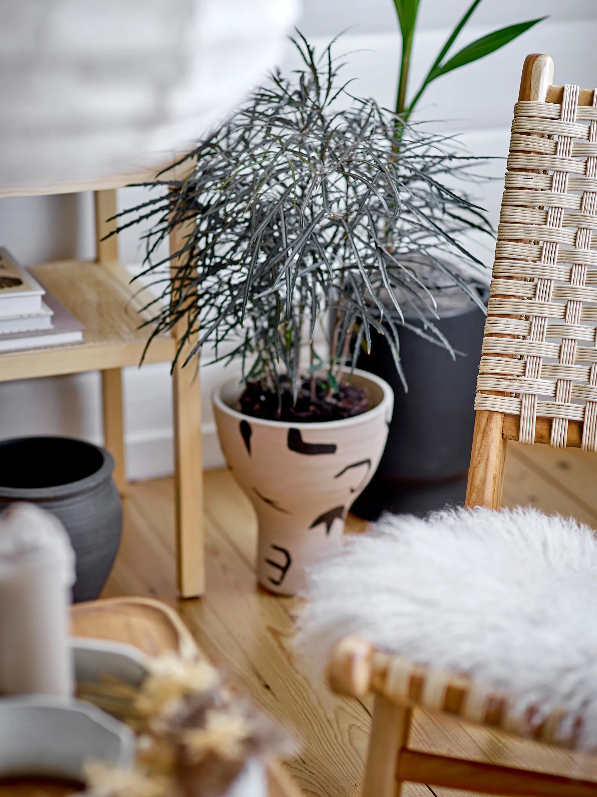 Vaso de flores Mac Ø24,5 cm, Preto Bloomingville