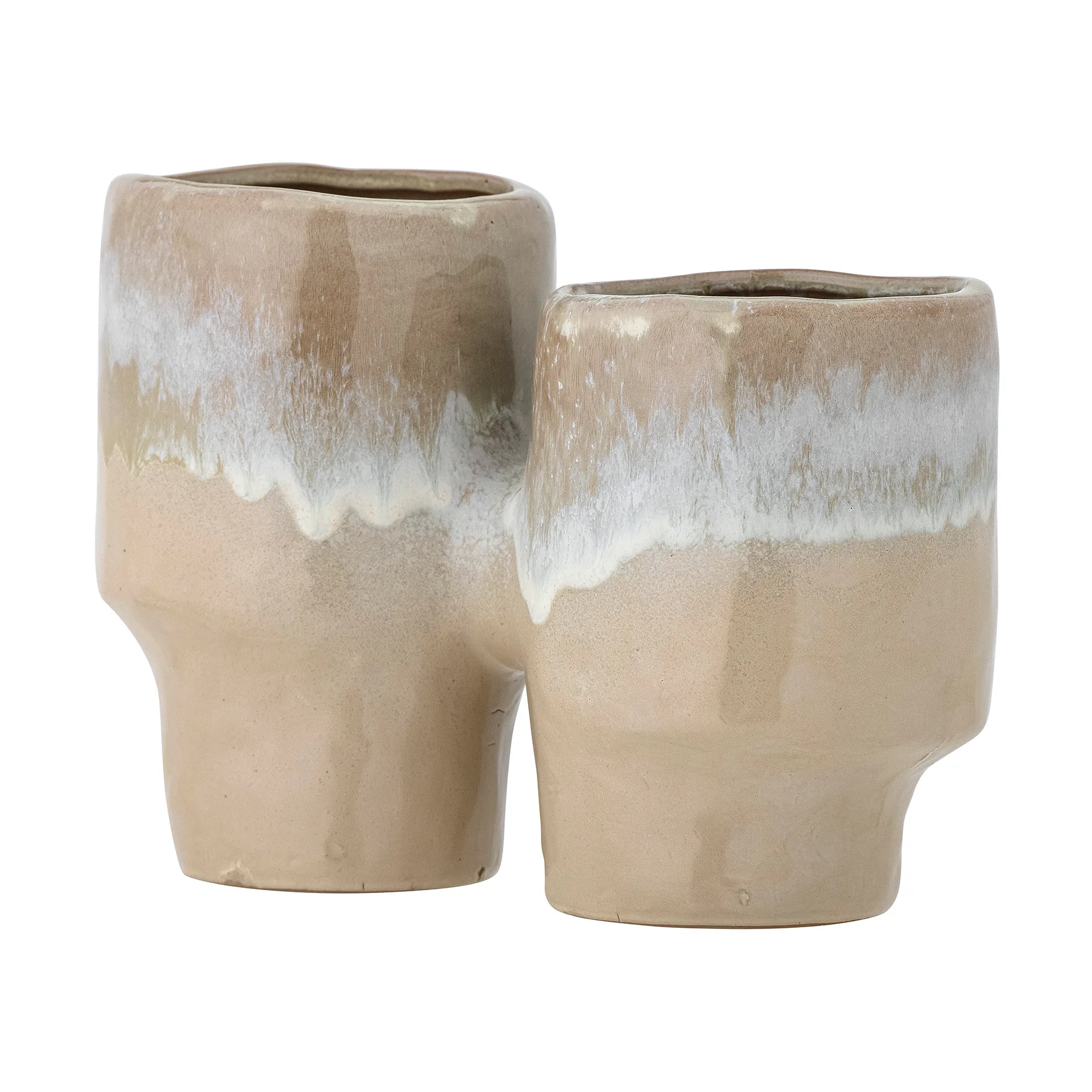 Vaso de flores Maiak 23x16x11 cm, Brown Bloomingville