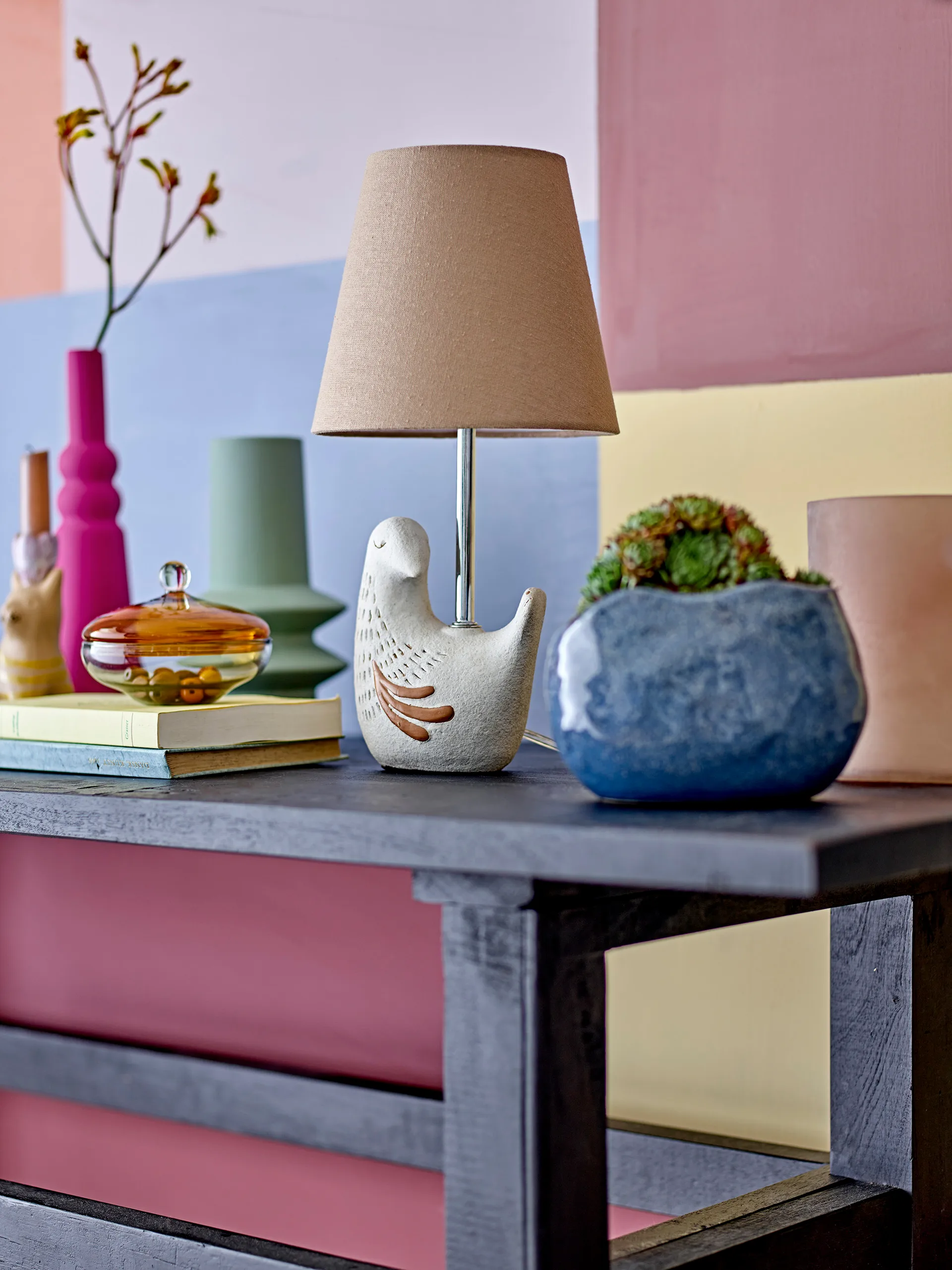 Vaso de flores Pennie 16,5x11x13 cm, Blue Bloomingville