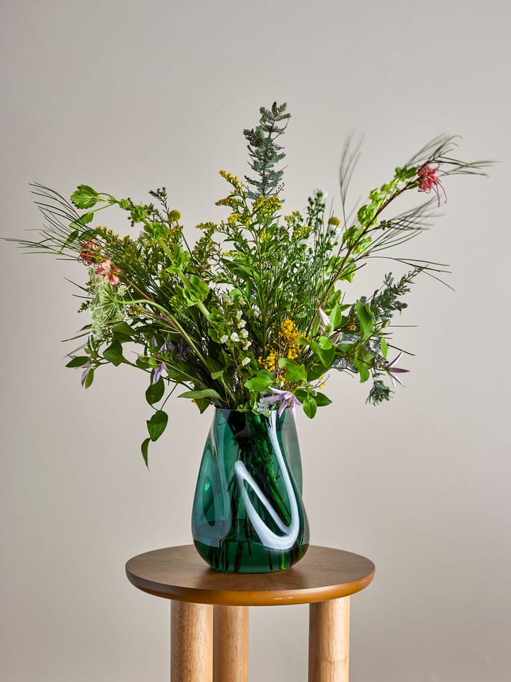 Vaso de vidro Ingolf 26 cm, Verde Bloomingville