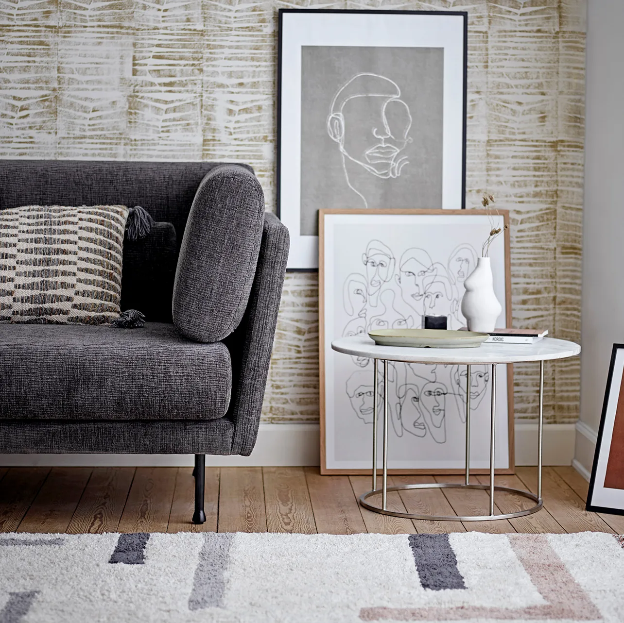 Vaso Elora 18 cm, branco Bloomingville