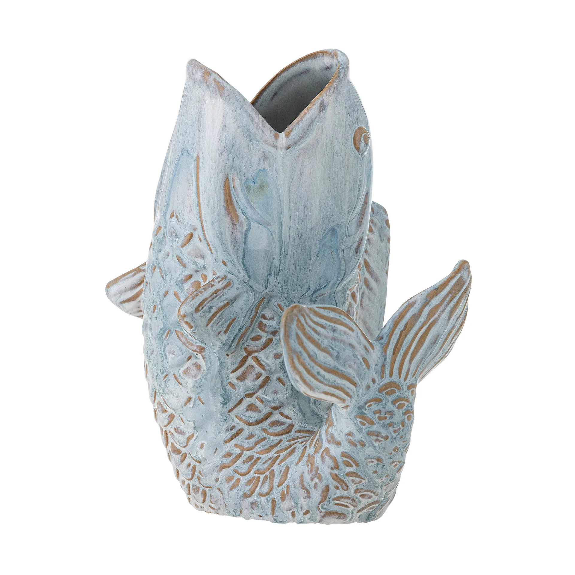 Vaso Hiro 21 cm, Azul Bloomingville