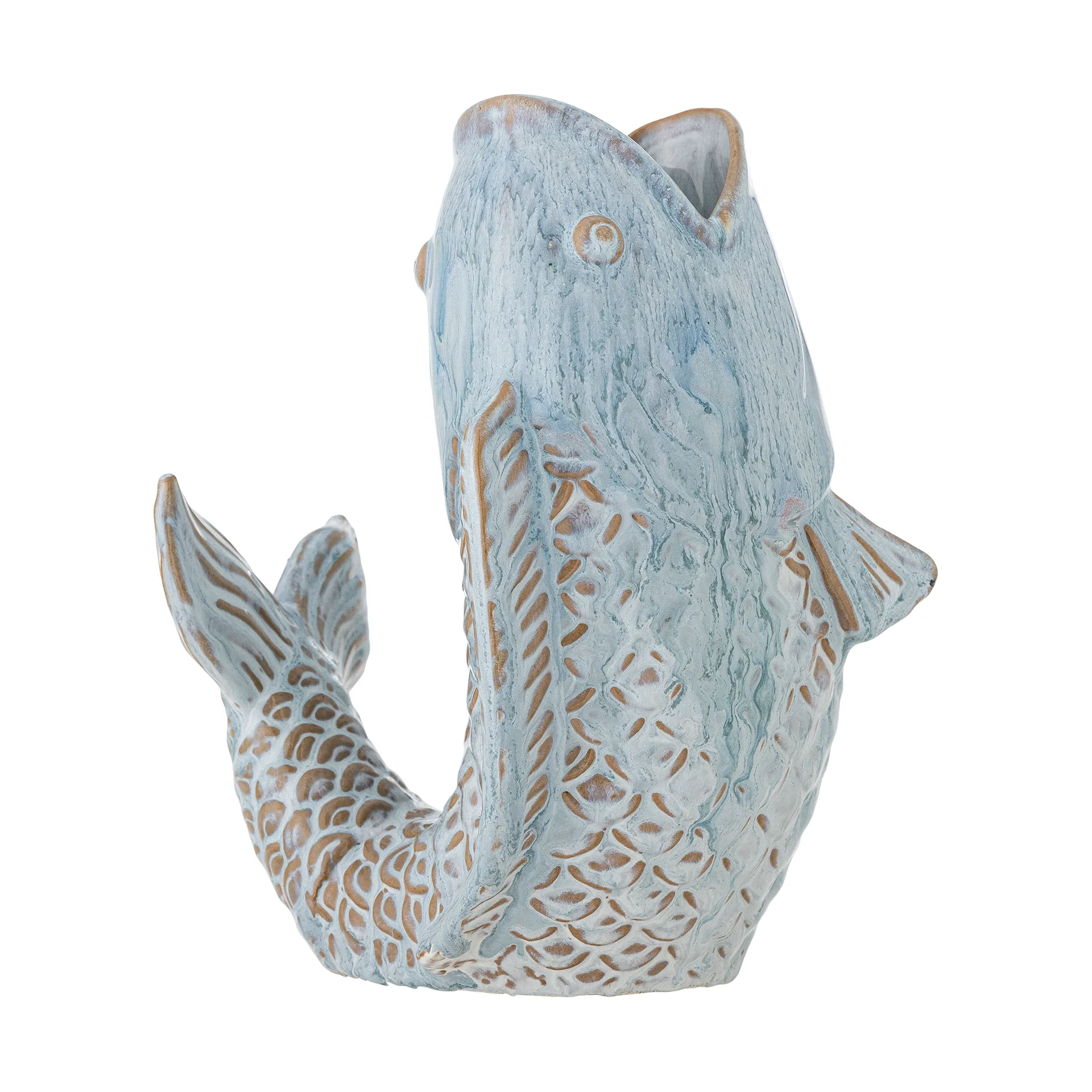 Vaso Hiro 21 cm, Azul Bloomingville