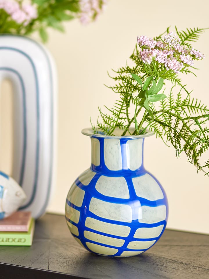 Vaso Kiran 19 cm, Azul Bloomingville