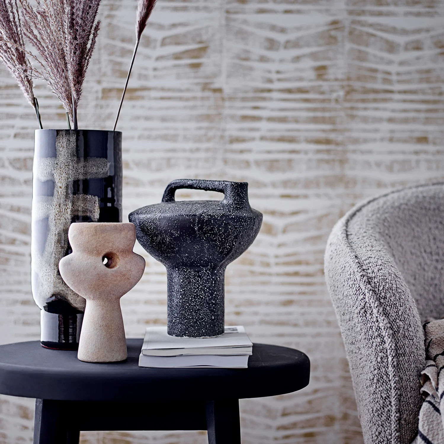 Vaso Ngoie 17 cm, natural Bloomingville