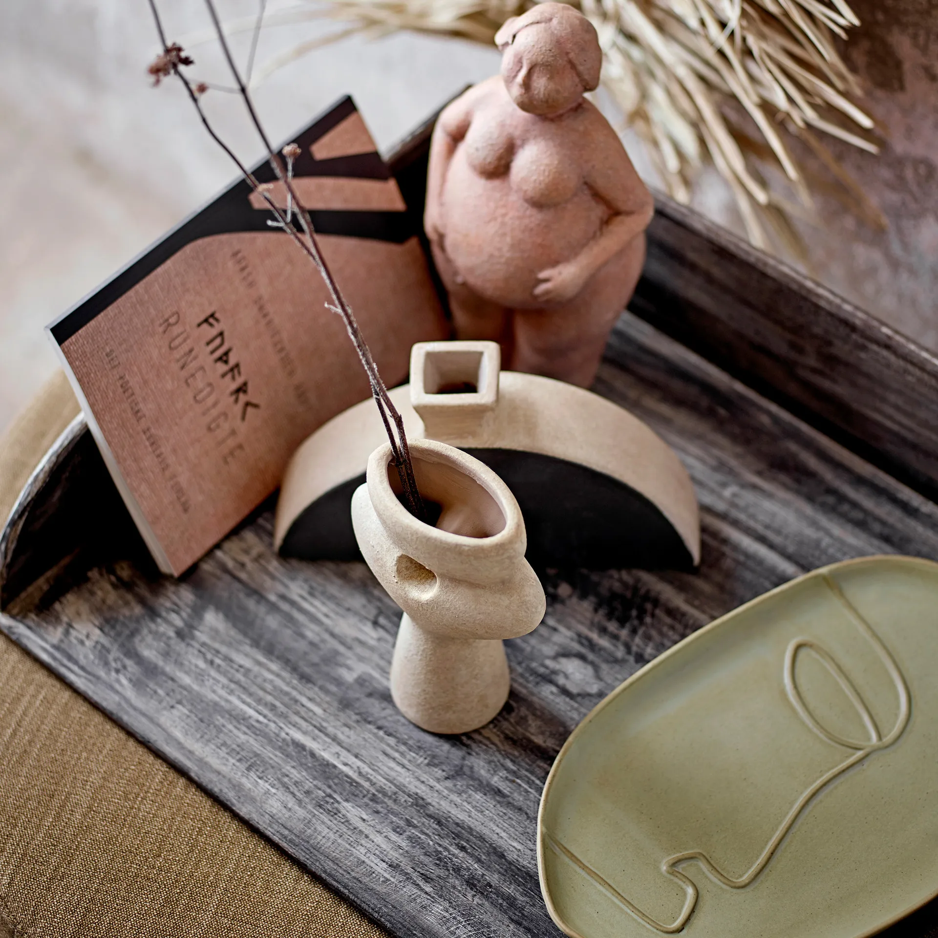 Vaso Ngoie 17 cm, natural Bloomingville