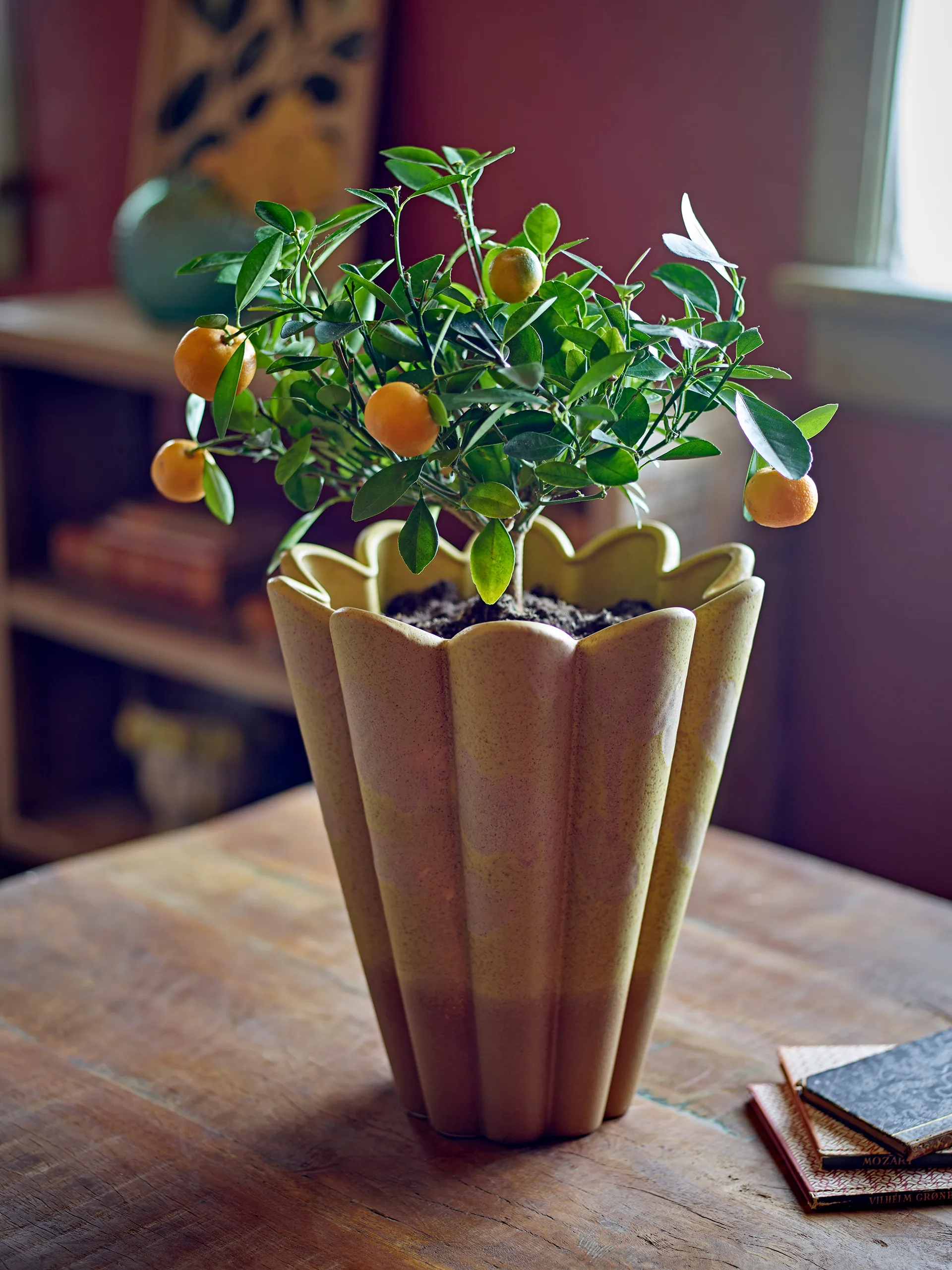 Vaso Penn 25,5x29 cm, Amarelo Bloomingville