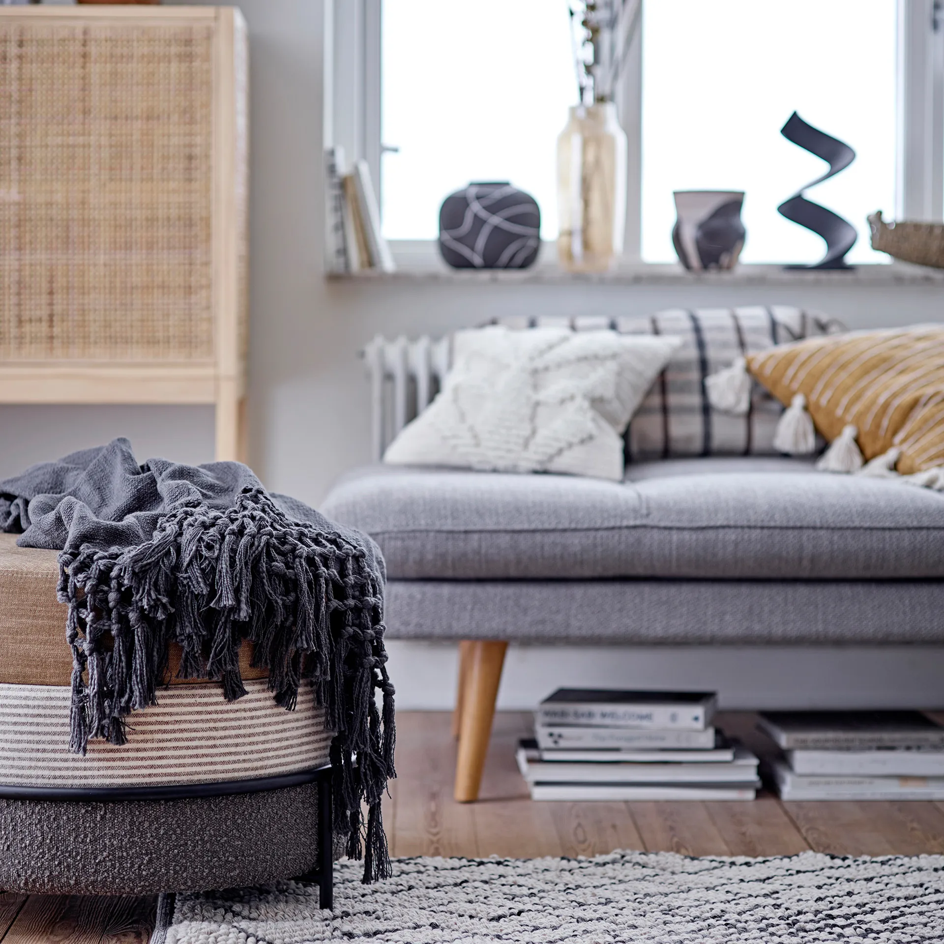 Vaso terracotta Niza 16,5 cm, preto Bloomingville