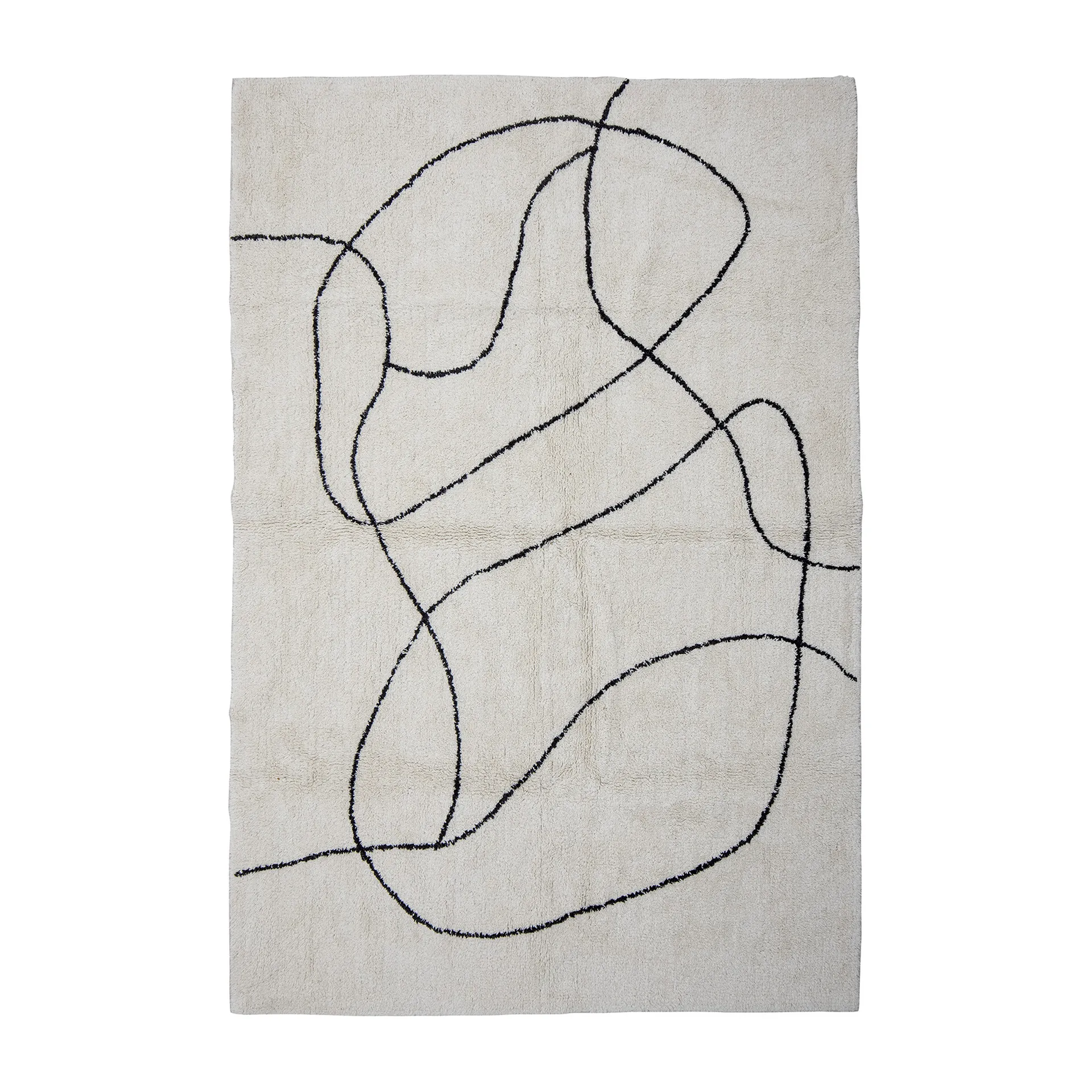 Viga tapete 120x180 cm, Branco Bloomingville