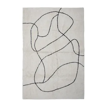 Viga tapete 120x180 cm - Branco - Bloomingville