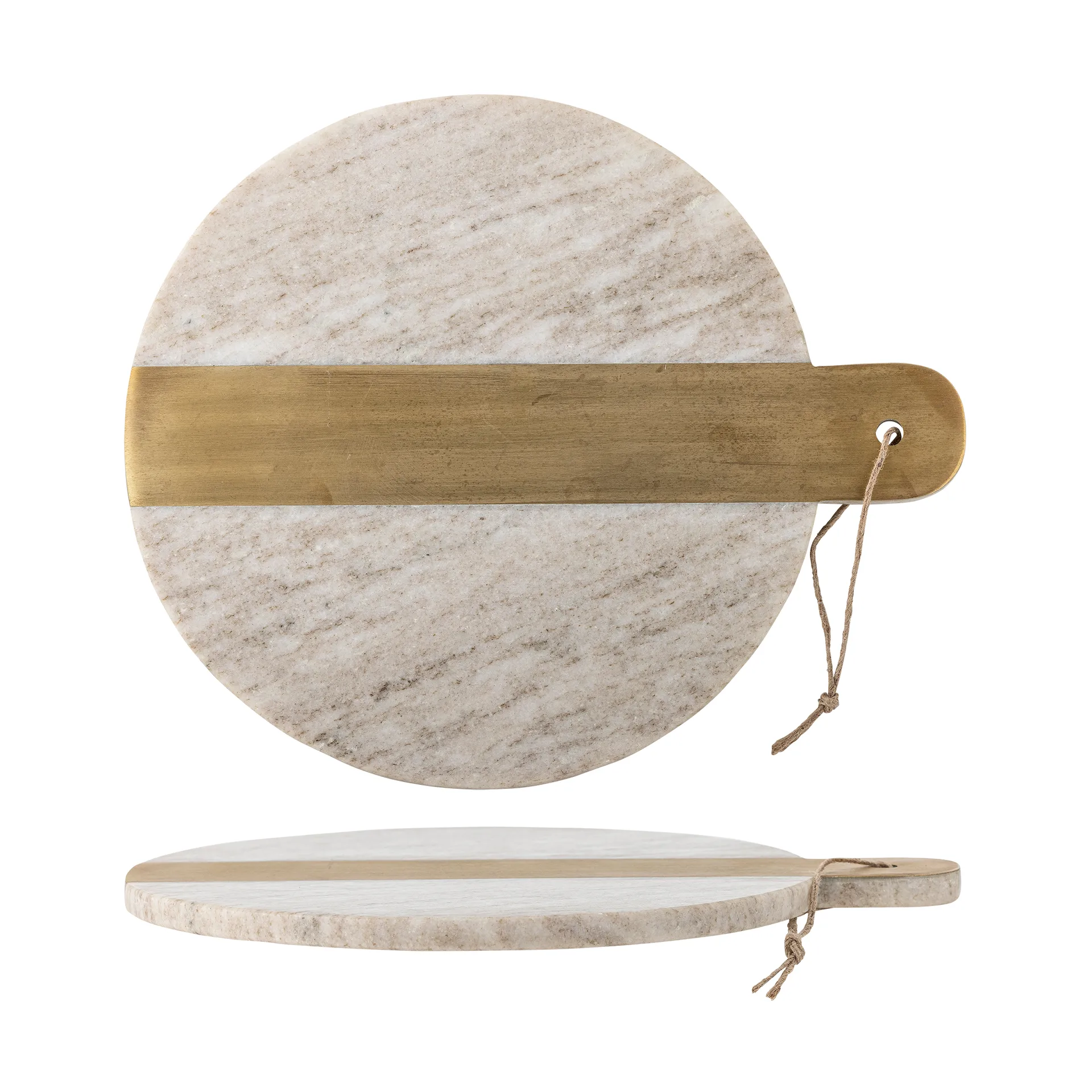 Villette tábua de corte mármore 25x30,5 cm, Natural Bloomingville