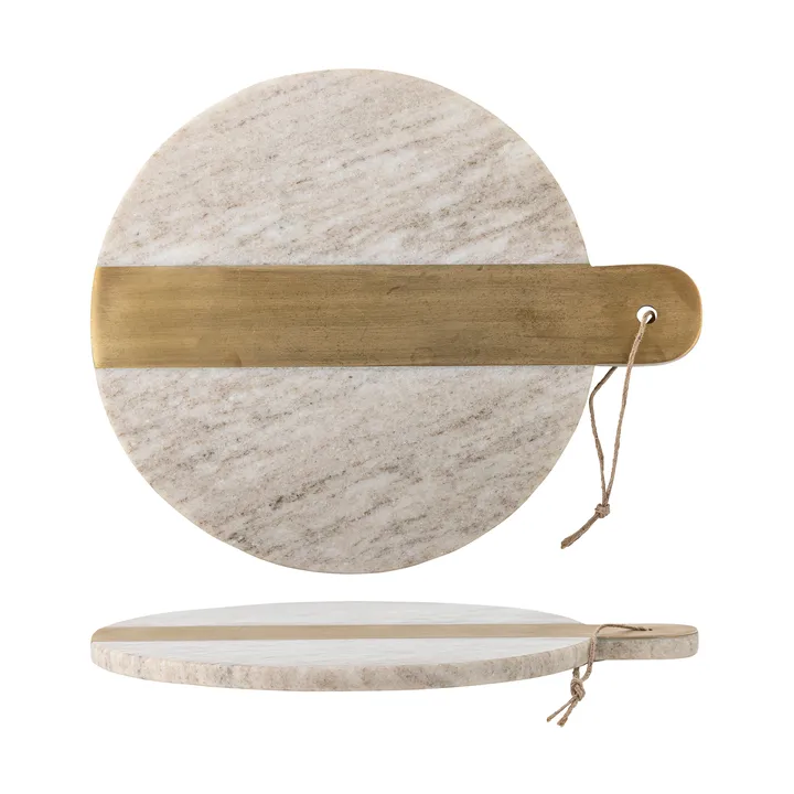 Villette tábua de corte mármore 25x30,5 cm - Natural - Bloomingville