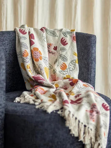Vivielle manta - Multicolor, 160x130 cm - Bloomingville